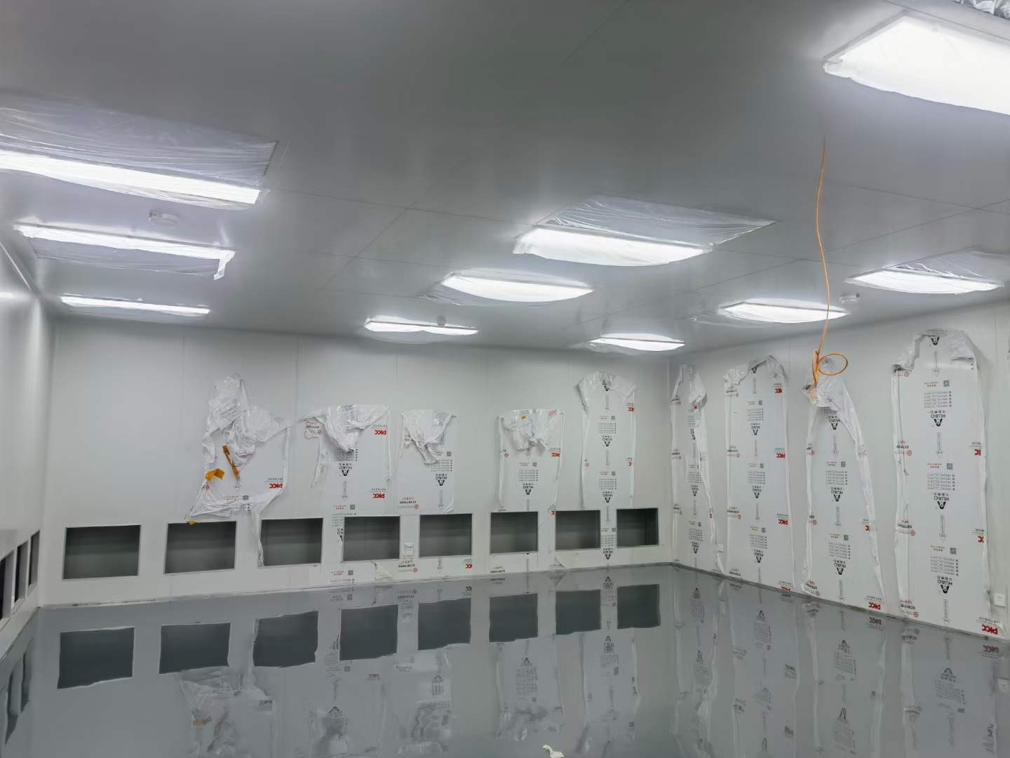 洁净厂房装修施工图片