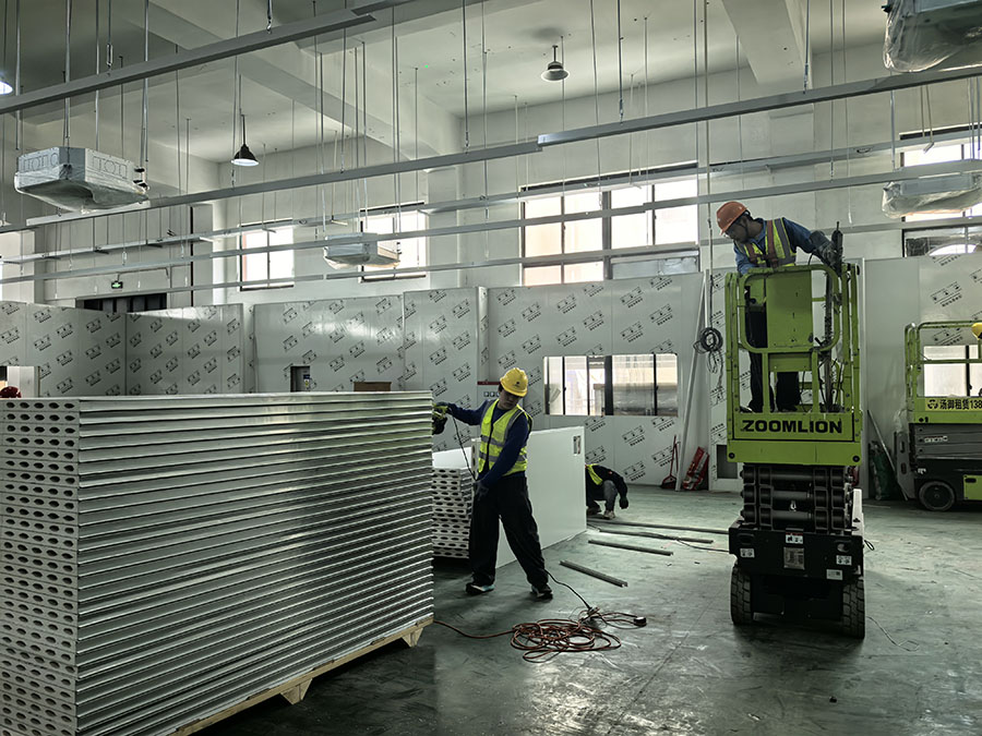 净化厂房装修施工图片